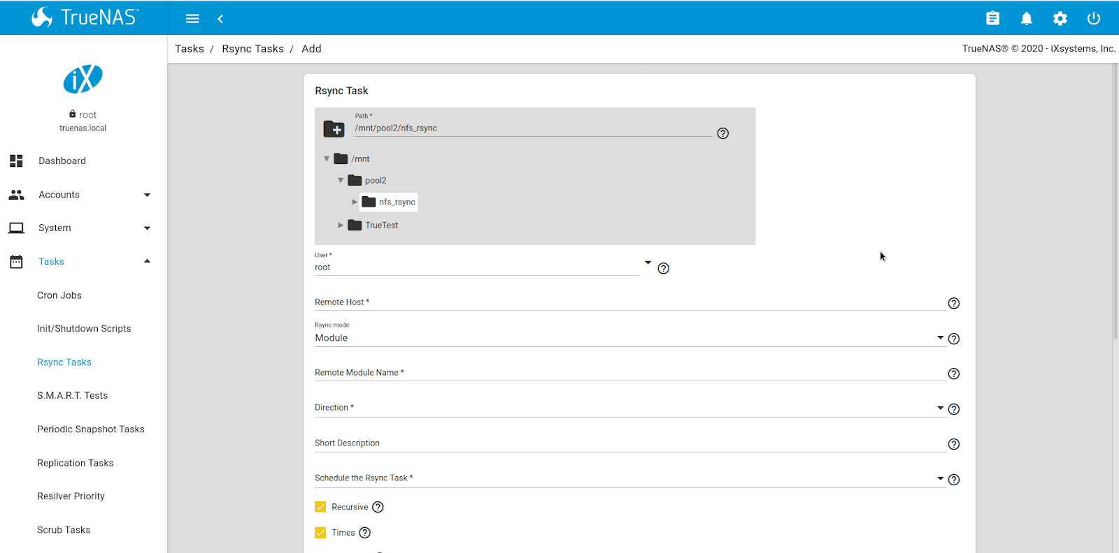File-based Recovery - Rsync