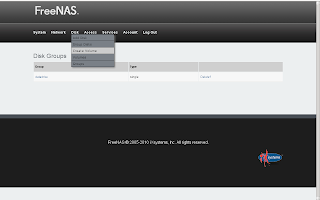 FreeNAS webgui creating single group type
