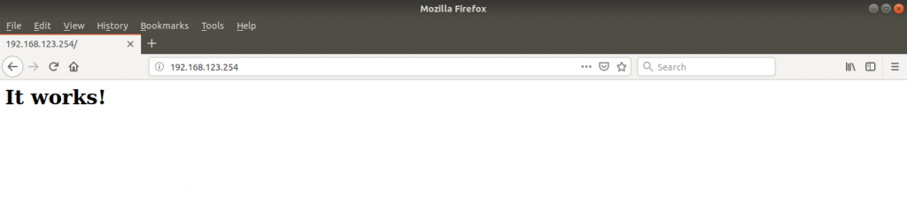 Result wizard after Jail set up