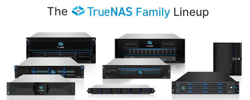 TrueNAS Family Lineup